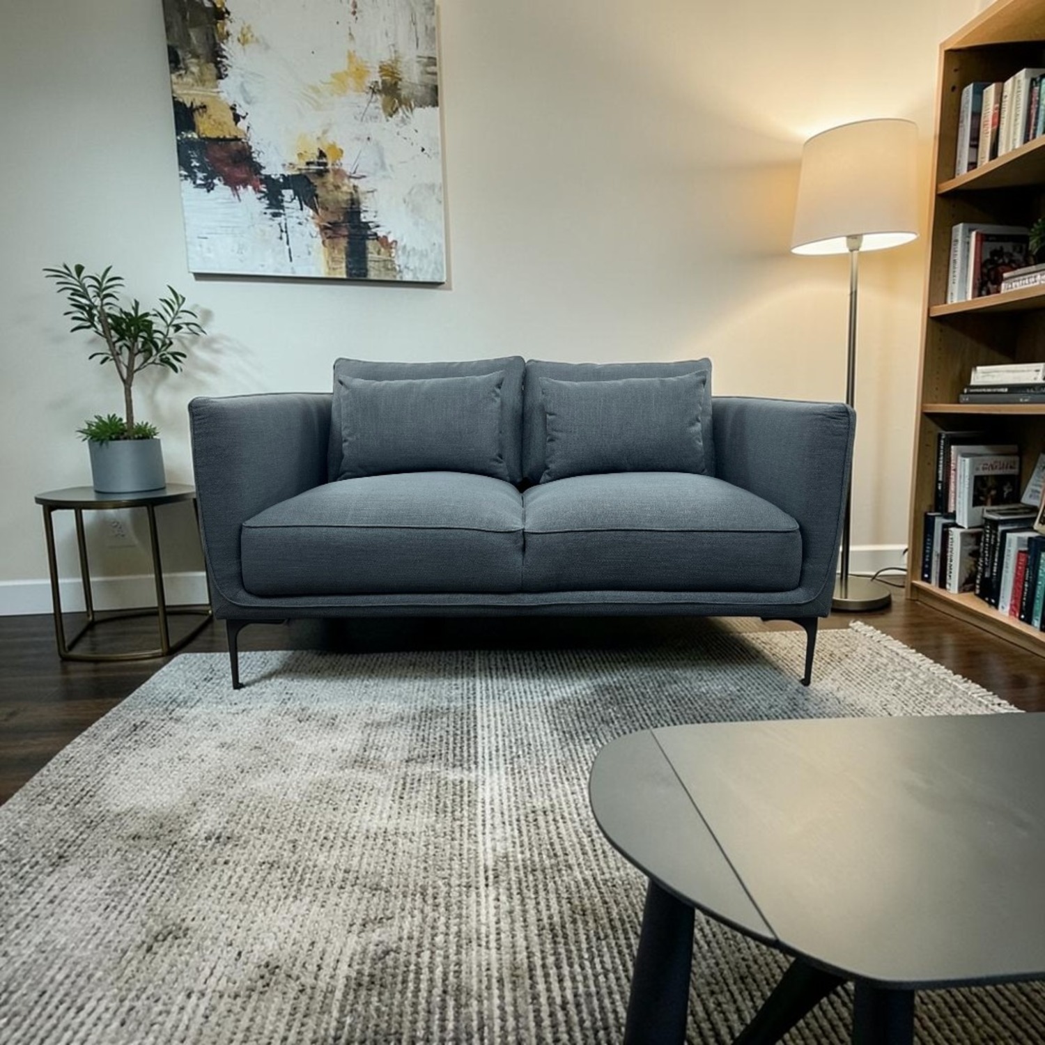 AllModern Rae Upholstered Loveseat - image-1