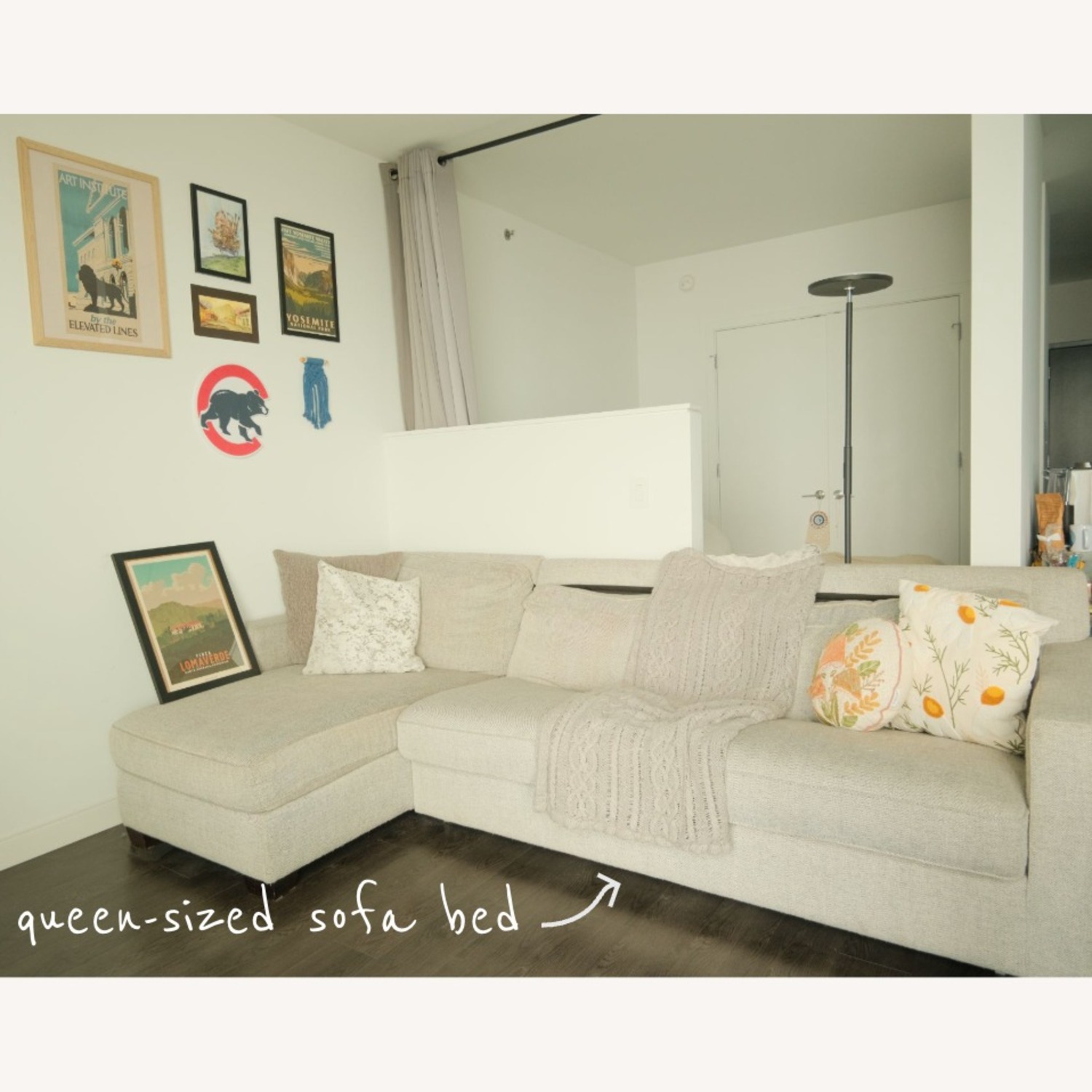 West Elm Sleeper Sofa - image-3