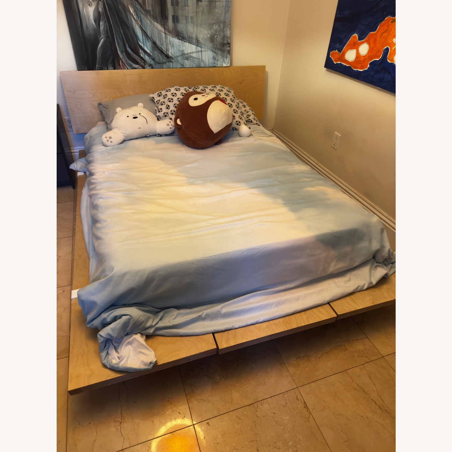 Floyd Queen Bed frame in Birch - image-2