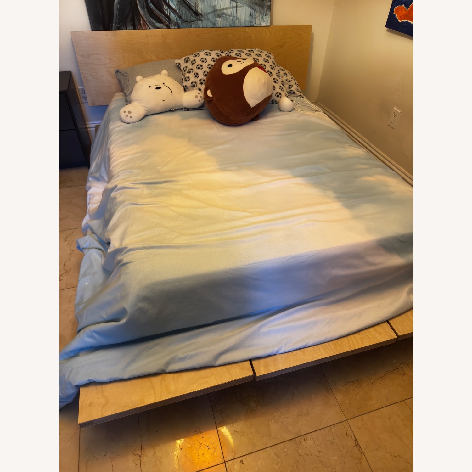 Floyd Queen Bed frame in Birch - image-3