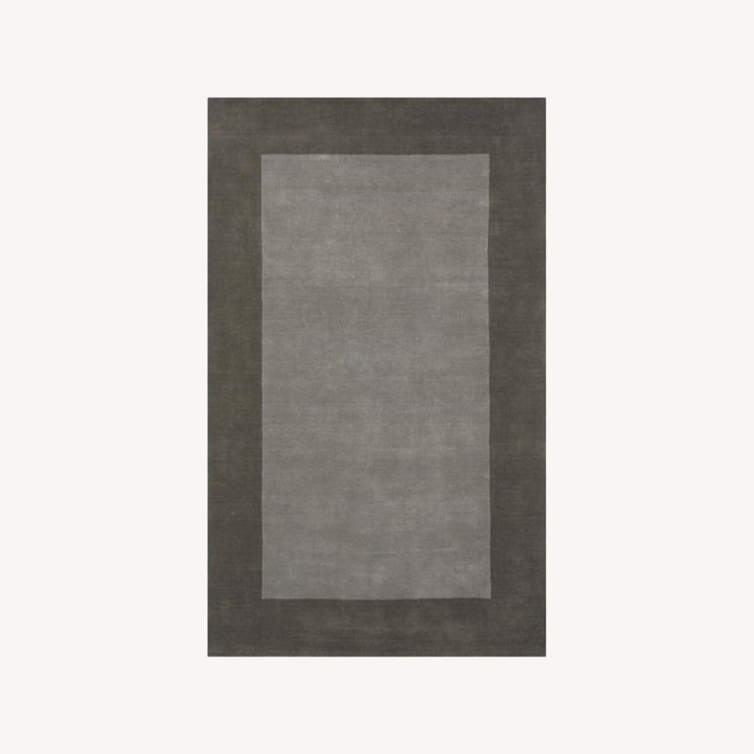 Pottery Barn Henley Grey 100% Wool Rug 9x12 - image-2