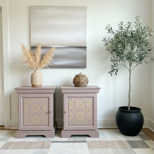Used Matching Pair of  Nightstands End Tables for sale on AptDeco