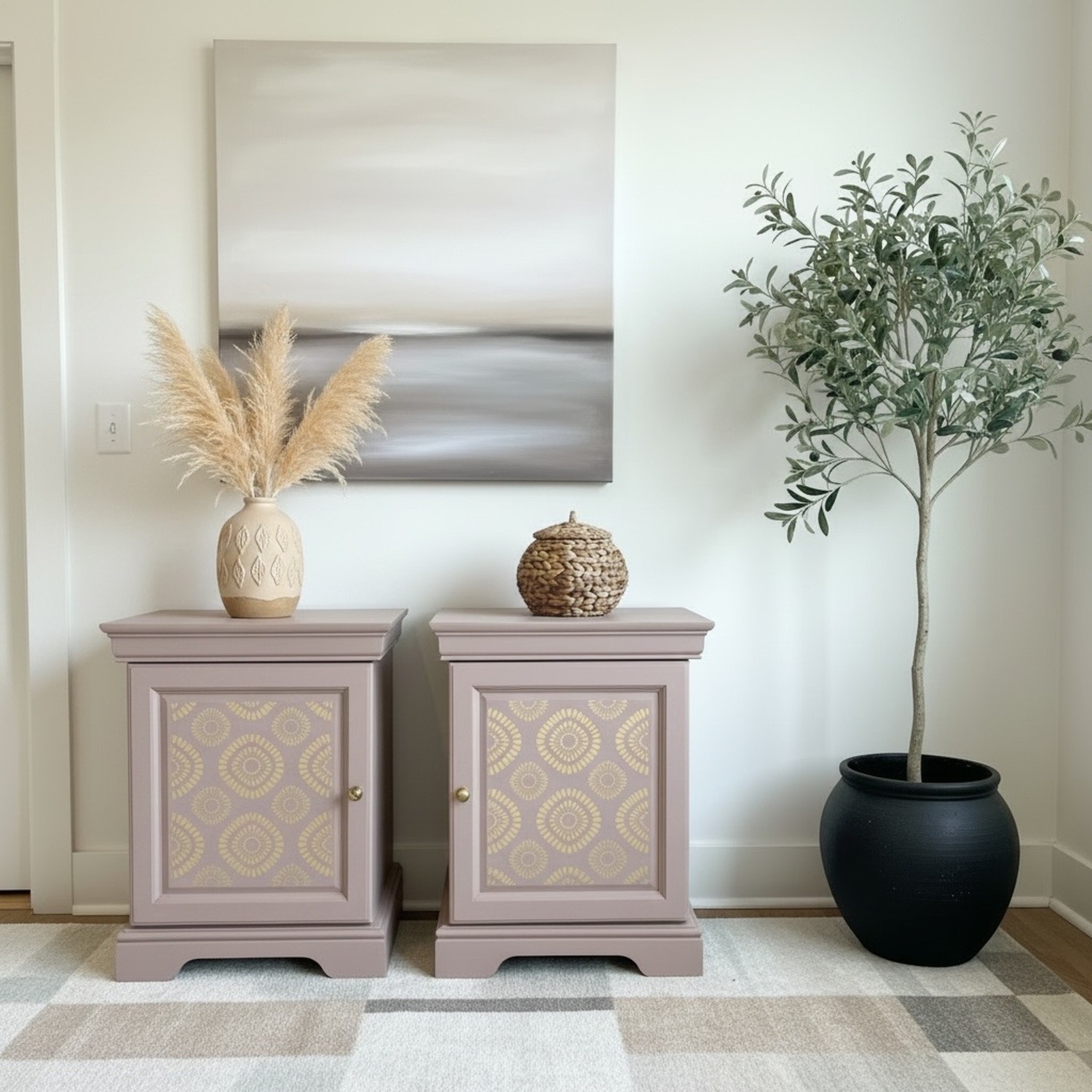 Matching Pair of Nightstands End Tables - image-5