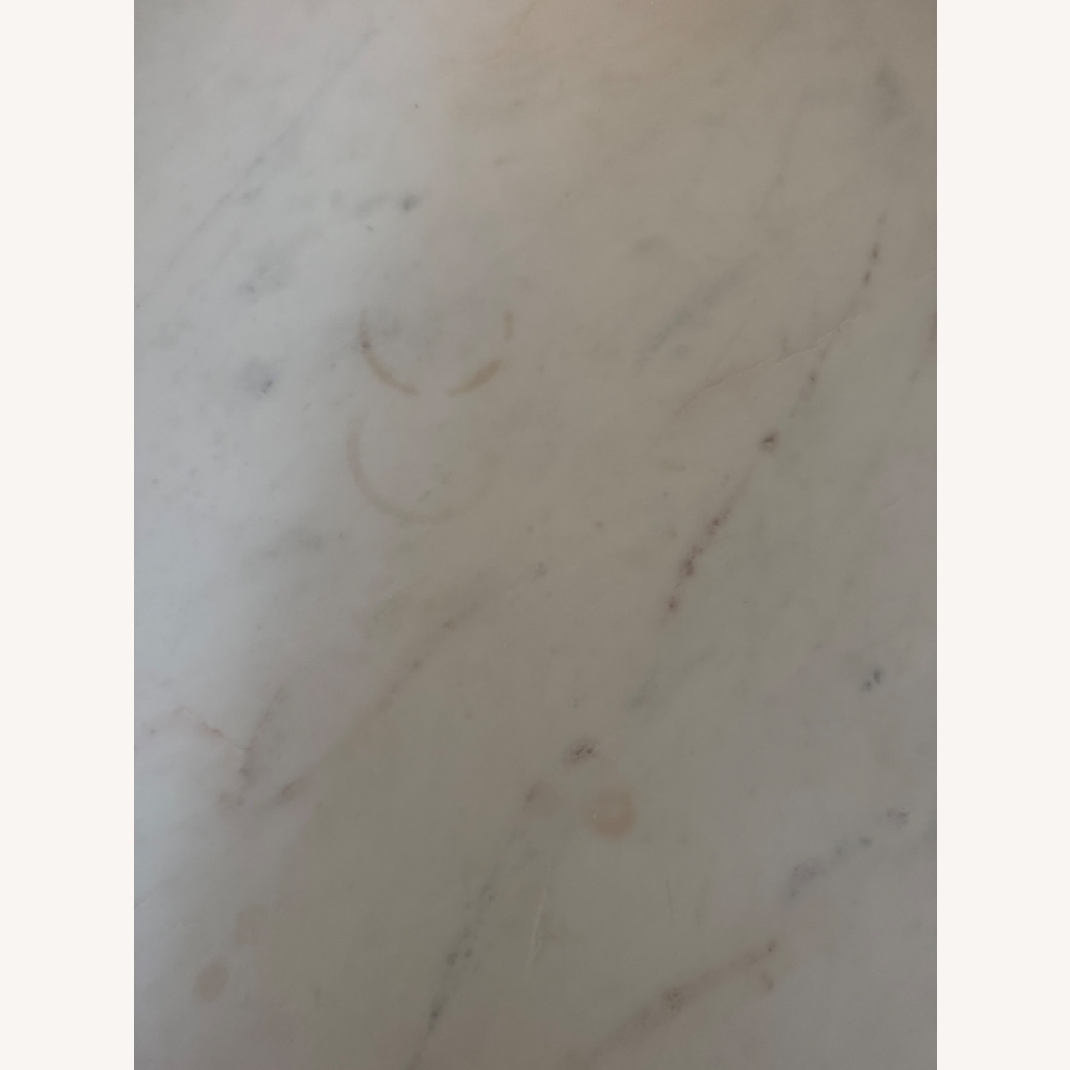 West Elm White Marble Dining Table - image-3