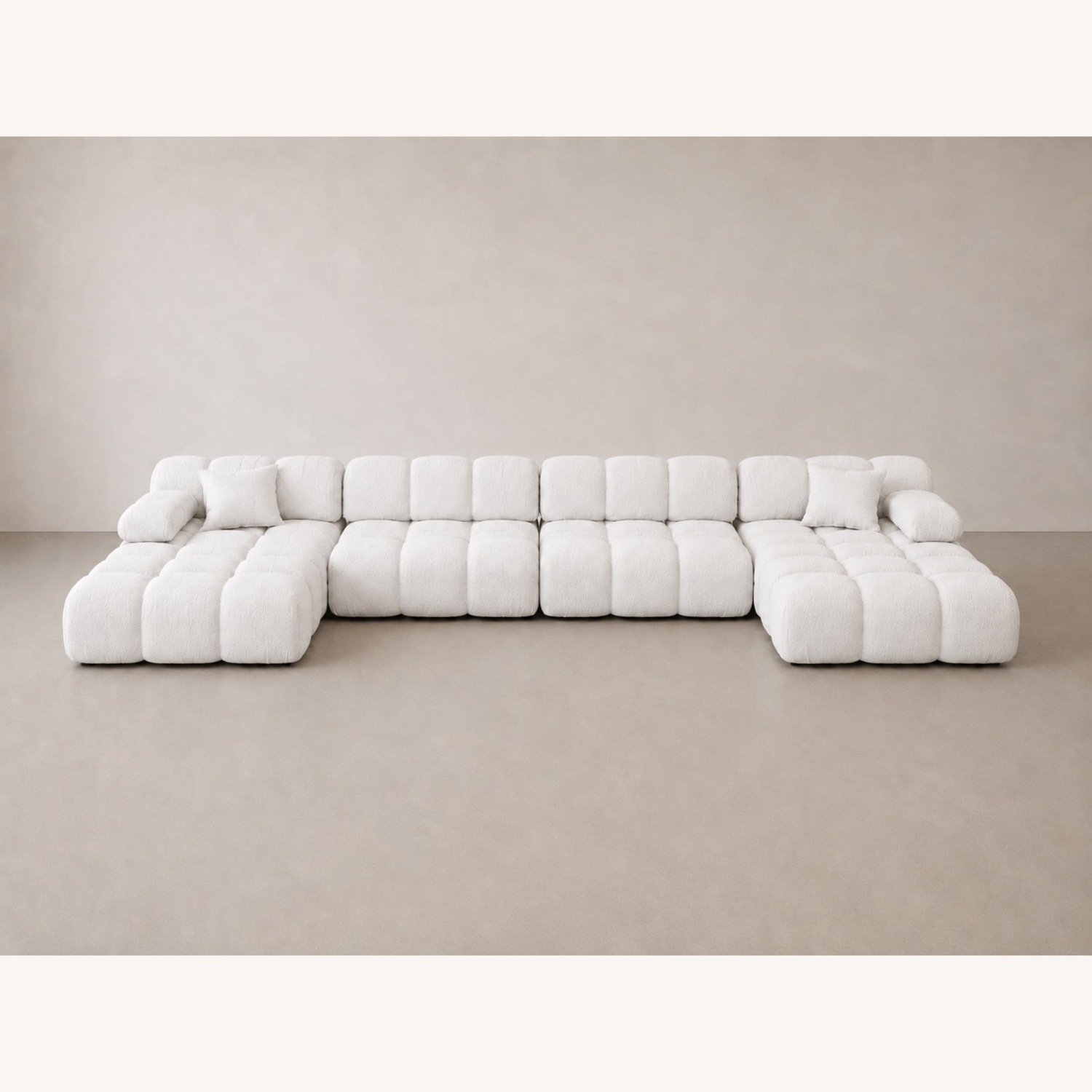 Rove Concepts White Boucle 3+ Seater Sofa - image-3