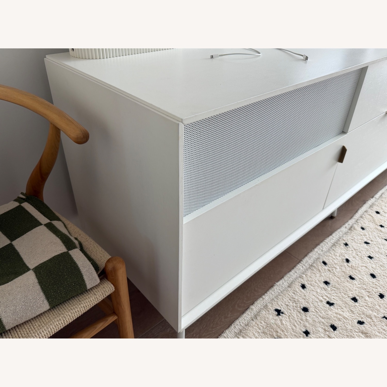 Blu Dot Dang White Wood Media Storage - image-3