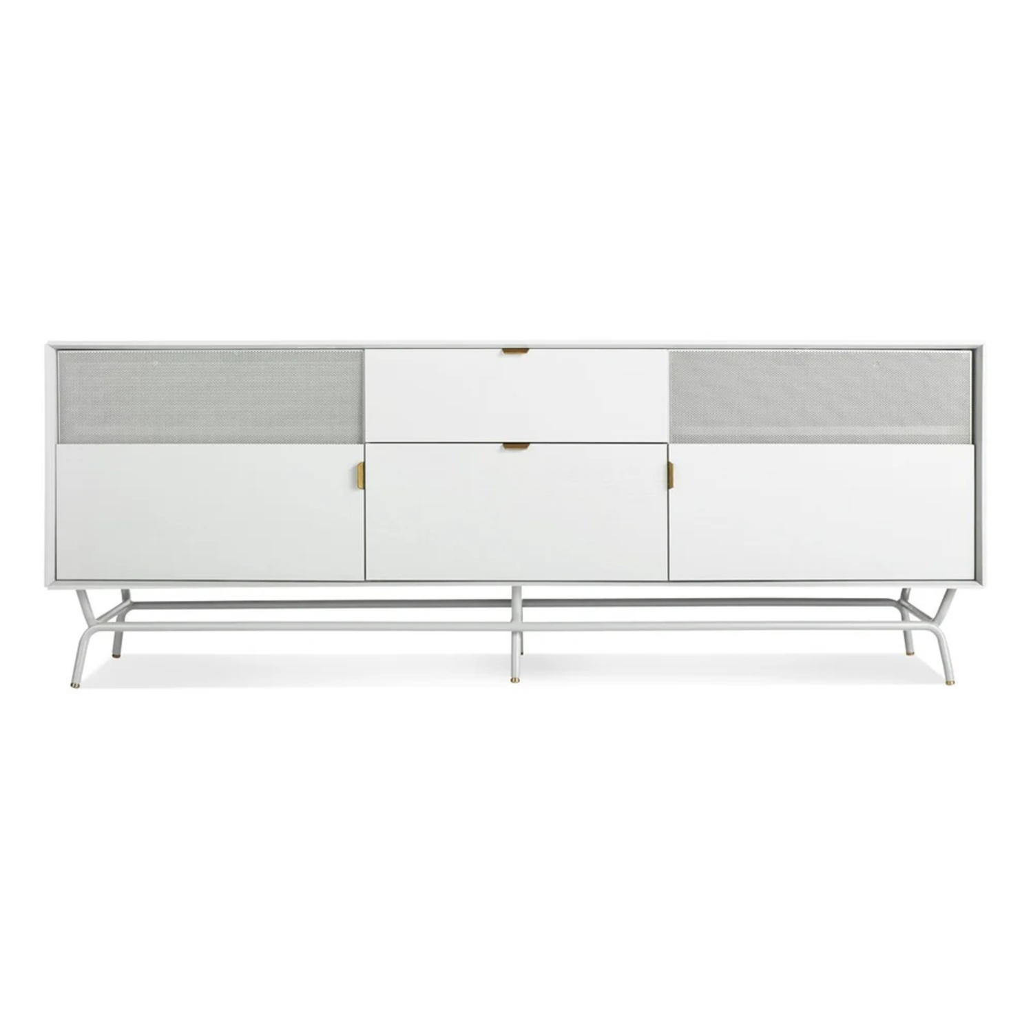 Blu Dot Dang White Wood Media Storage - image-5