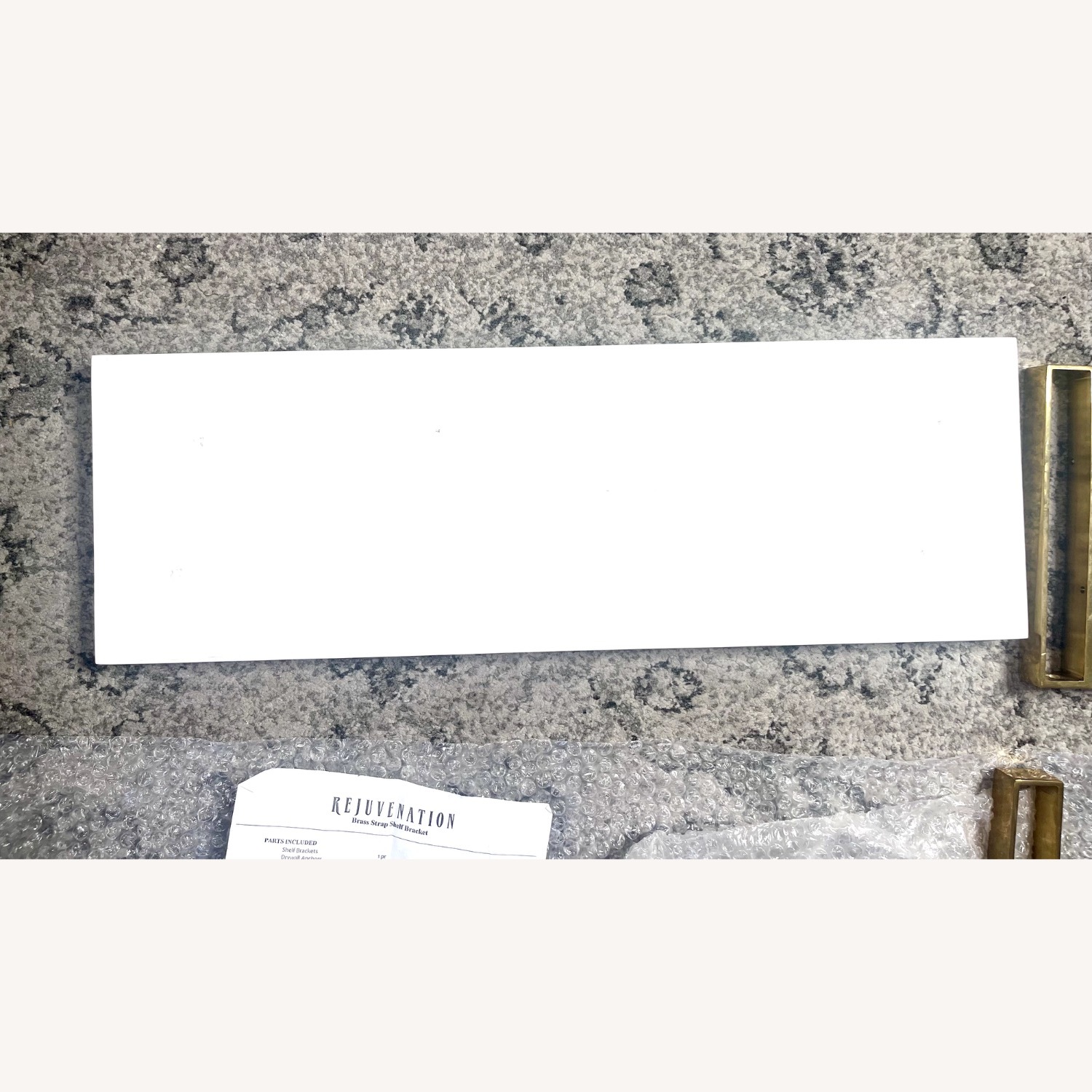Rejuvenation White Wood Wall Shelf - image-7