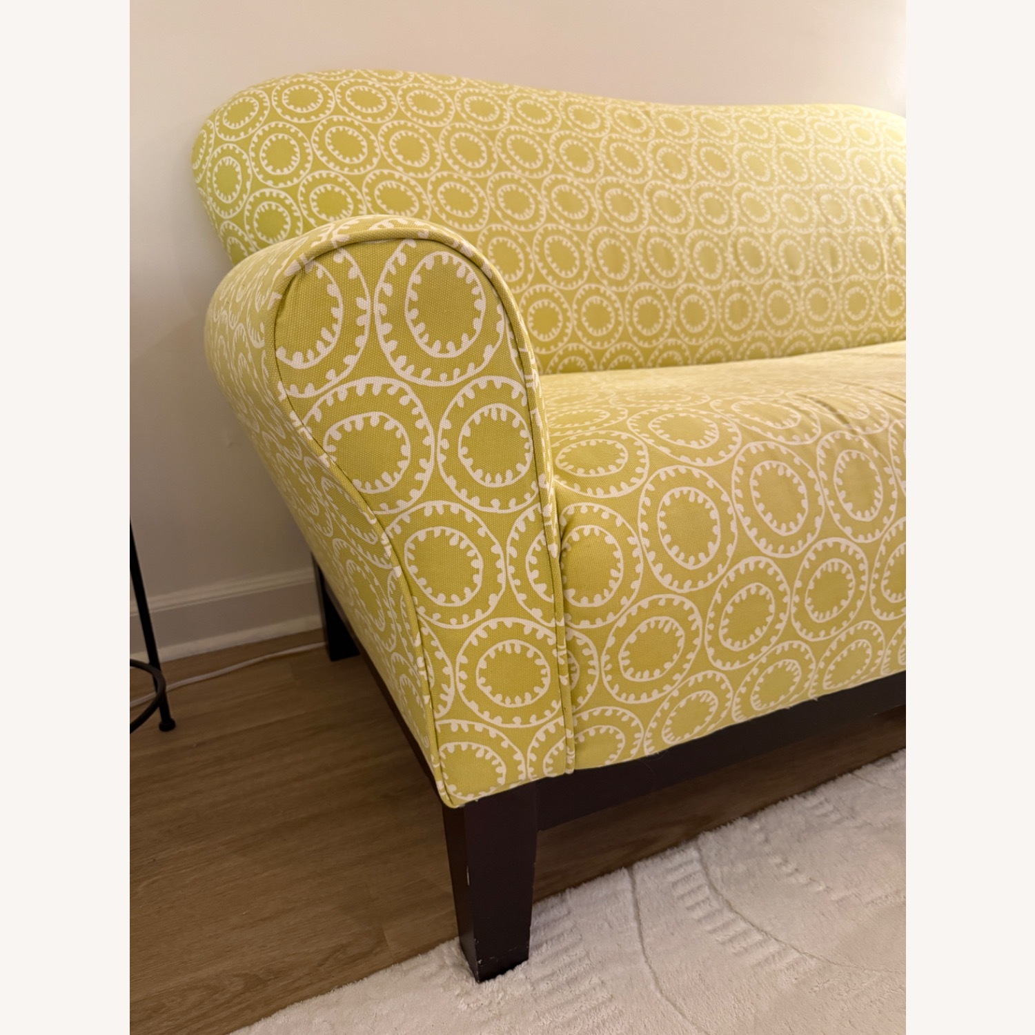 Green Fabric Loveseat - image-4