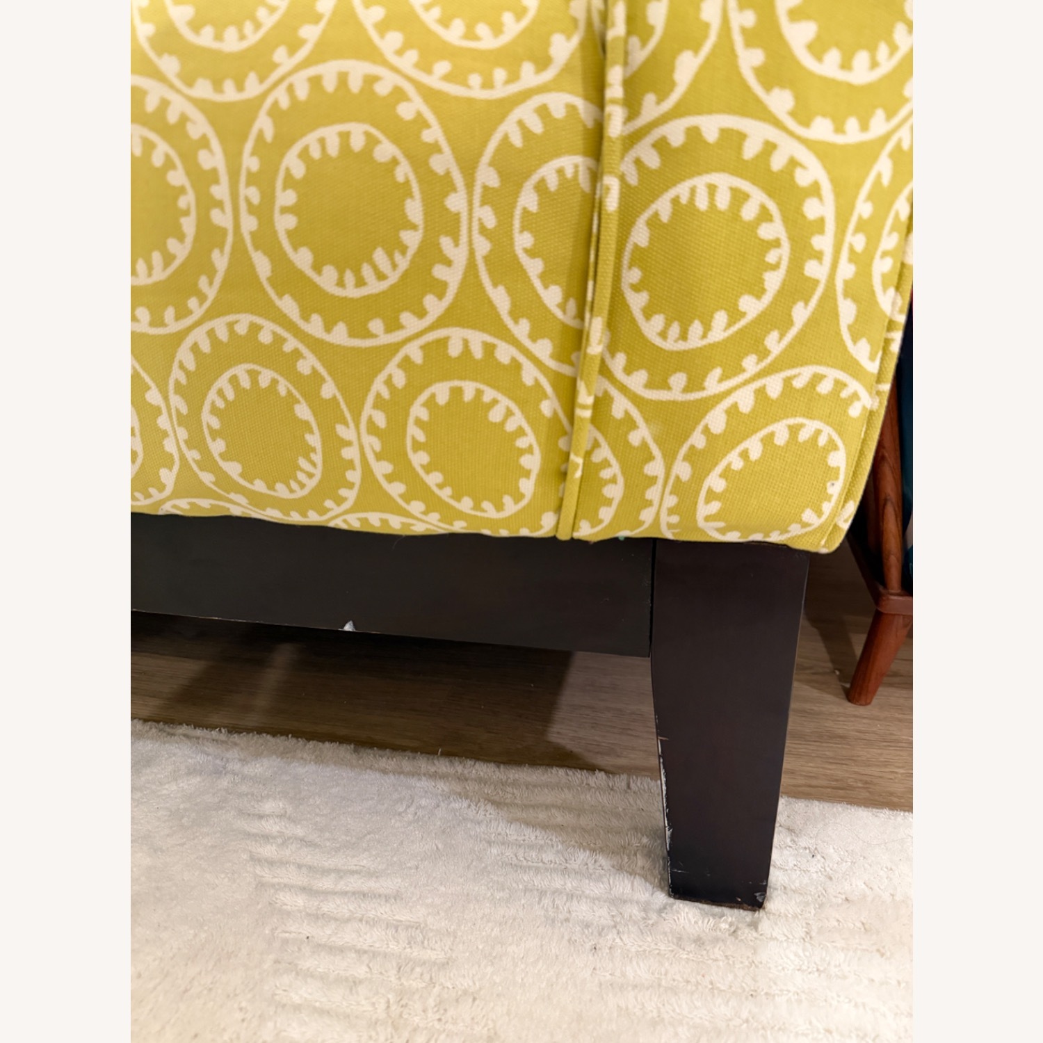 Green Fabric Loveseat - image-6
