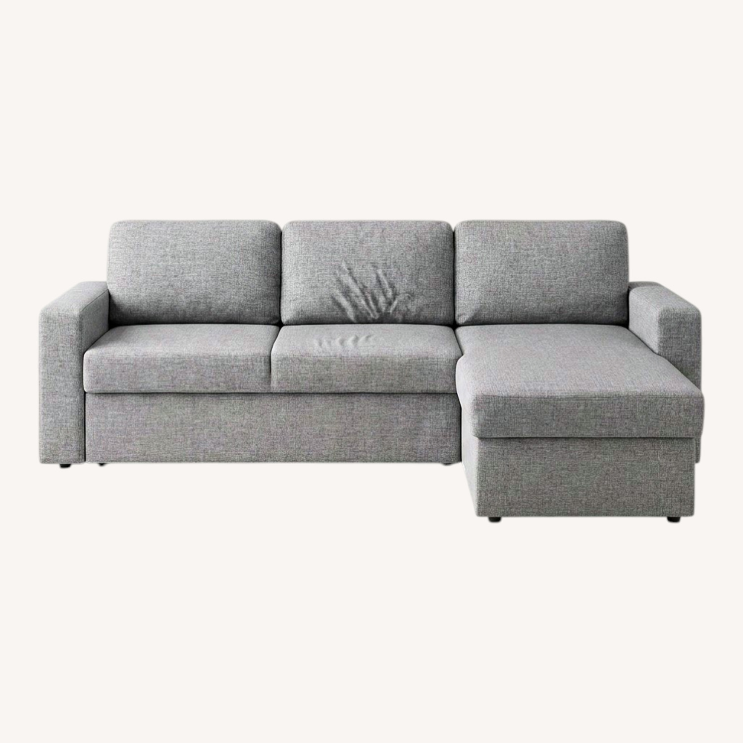 Light Gray Fabric 2 Piece Sectional - image-0