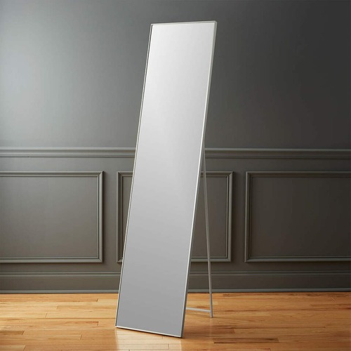 Used CB2 Infinity Standing Floor Mirror in Silver for sale on AptDeco