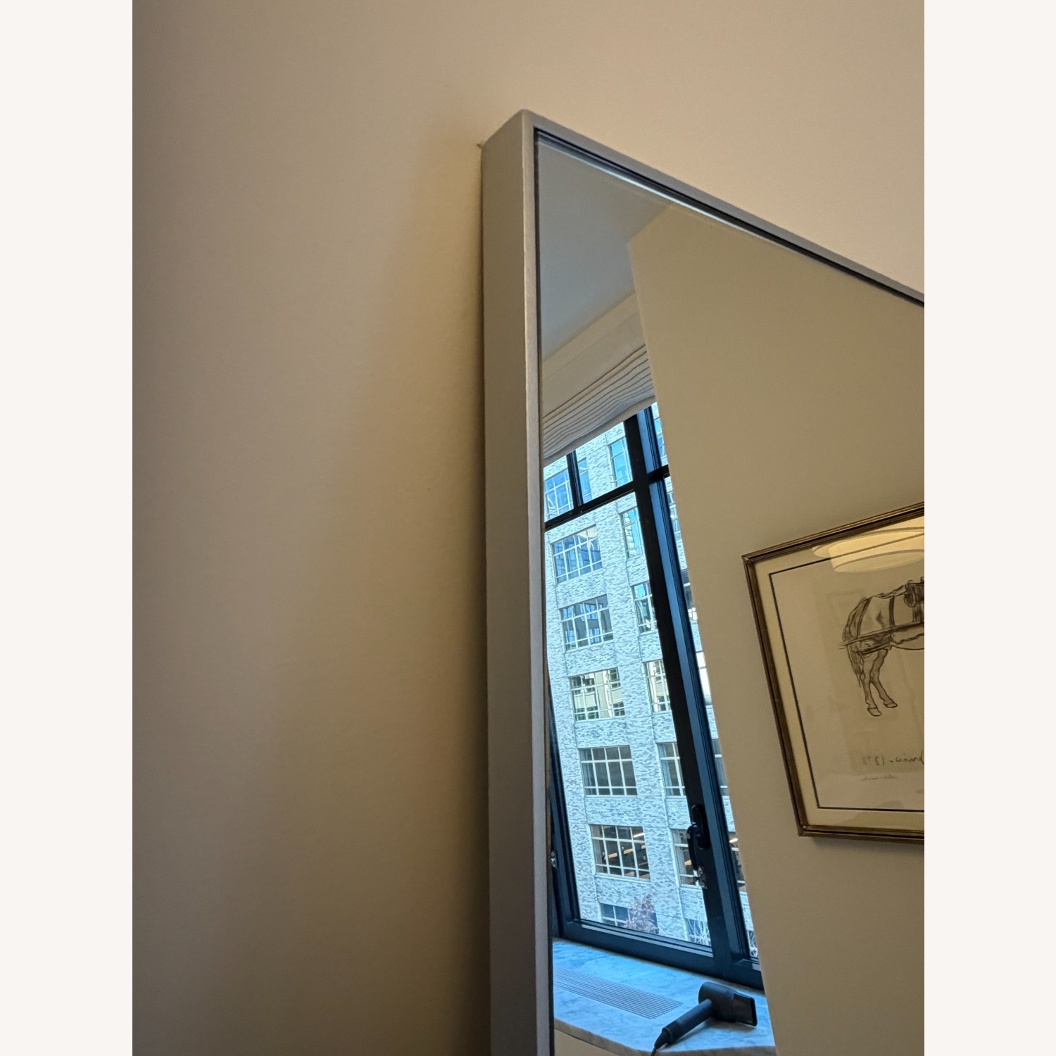 CB2 Infinity Standing Floor Mirror in Silver - image-3