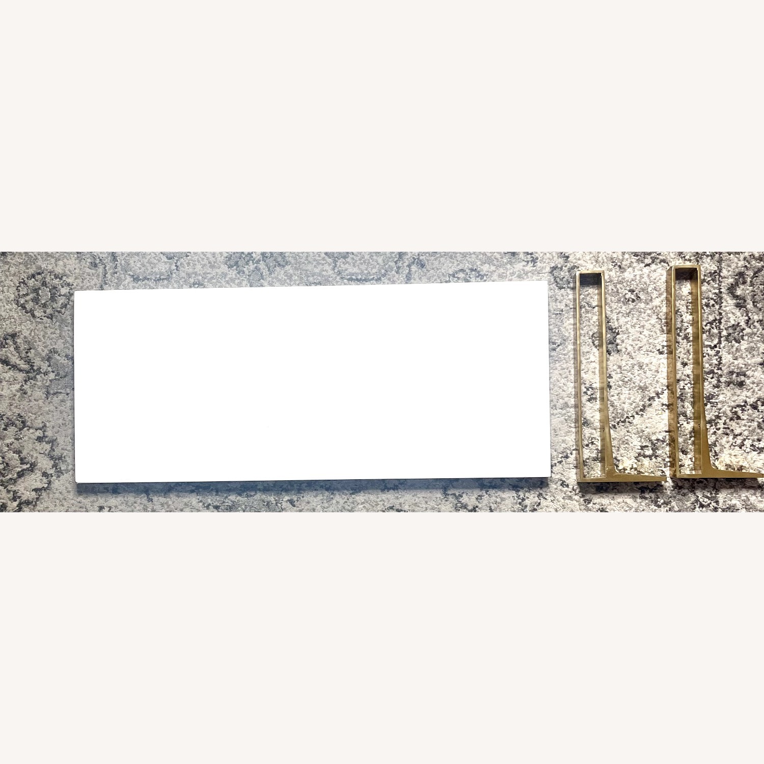 Rejuvenation White Wood Wall Shelf - image-1