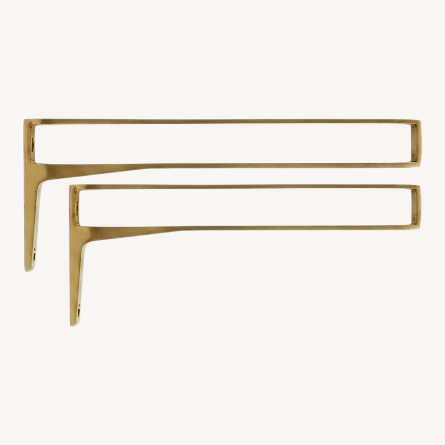 Rejuvenation White Wood Wall Shelf - image-0