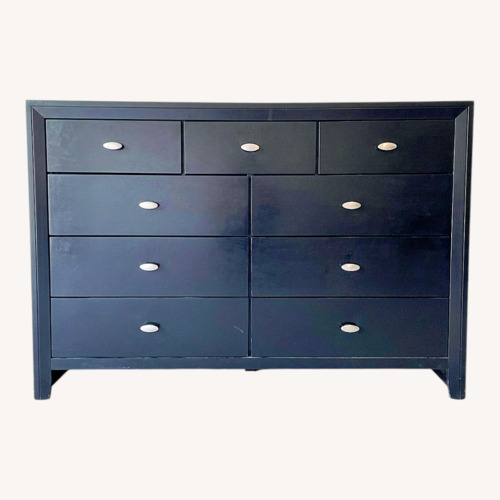 Used Black Wood Dresser for sale on AptDeco