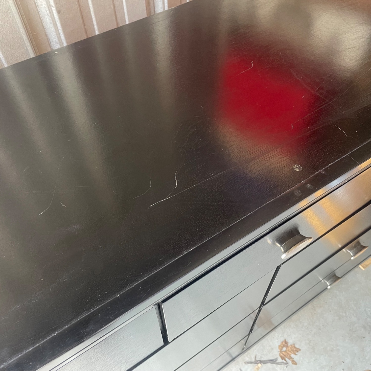 Black Wood Dresser - image-3
