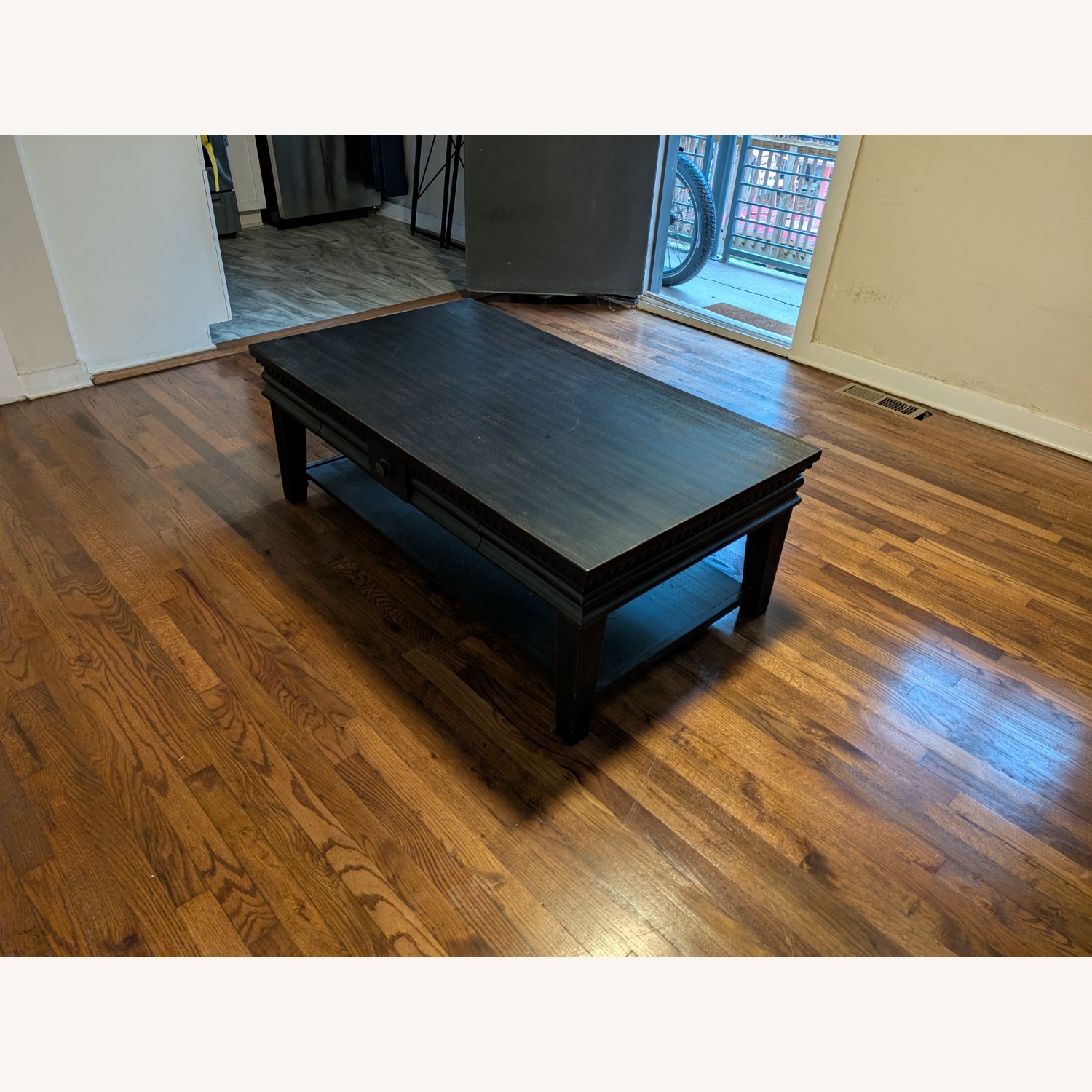 Ashley Furniture Miniore Black Wood Coffee Table - image-2