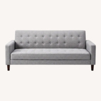 Raymour & Flanigan Light Gray Fabric Sleeper Sofa
