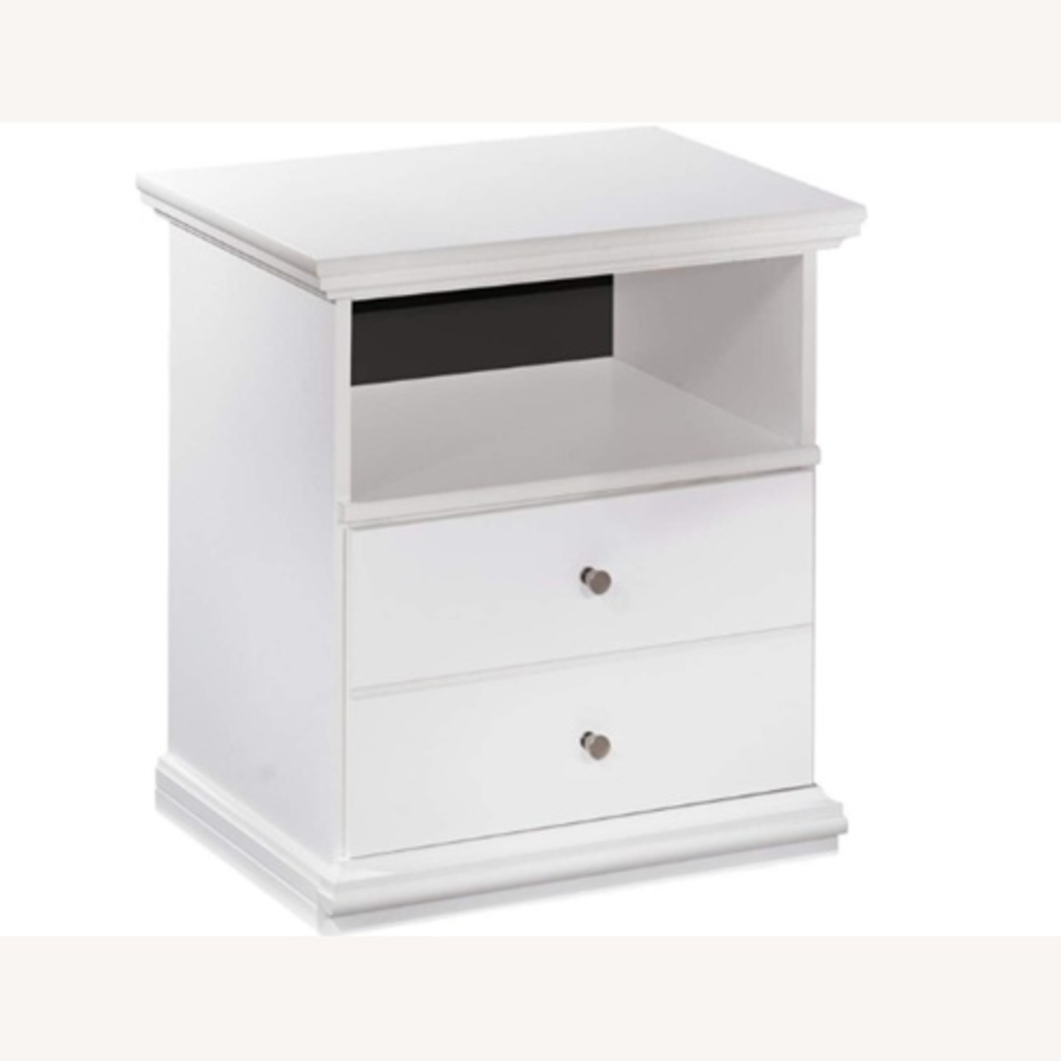 Ashley Furniture Bostwick Shoals White Wood Nightstand - image-4