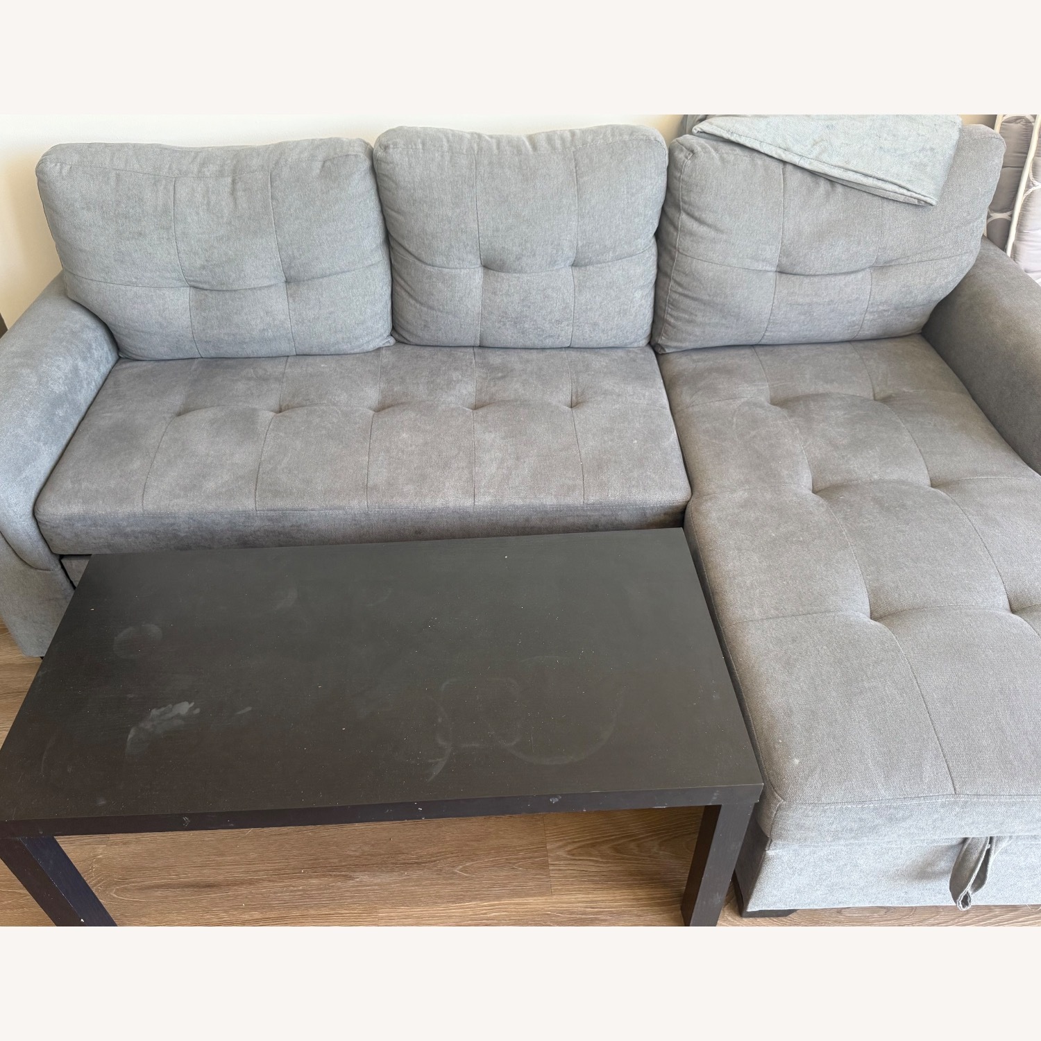 Wayfair Reversible Sleeper Sectional Sofa With Storage - image-1
