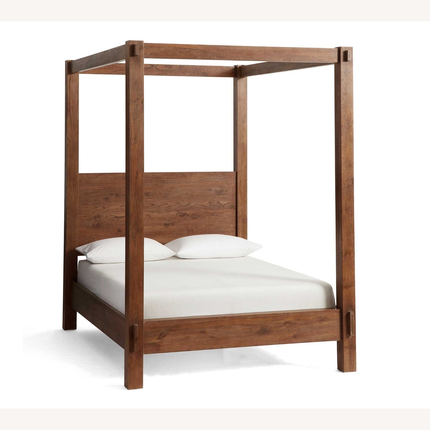 Pottery Barn Menlo Natural Wood King Bed - image-5