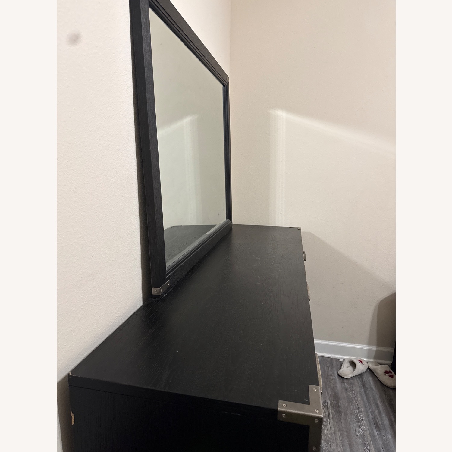 Value City Furniture Dark Brown Wood Dresser - image-2