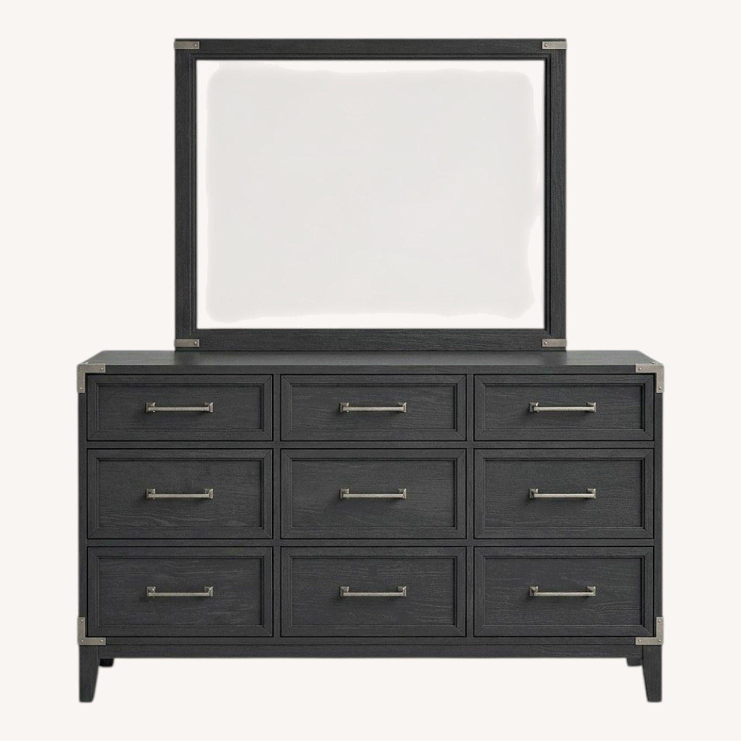Value City Furniture Dark Brown Wood Dresser - image-0