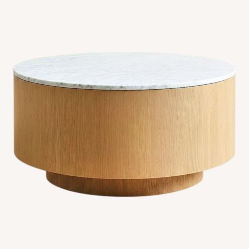Used West Elm Natural Wood Coffee Table for sale on AptDeco