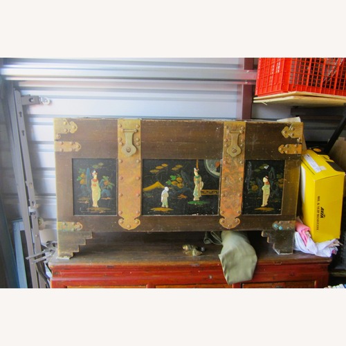 Used Unique Ornate Asian Style Trunk for sale on AptDeco