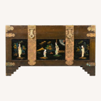 Unique Ornate Asian Style Trunk