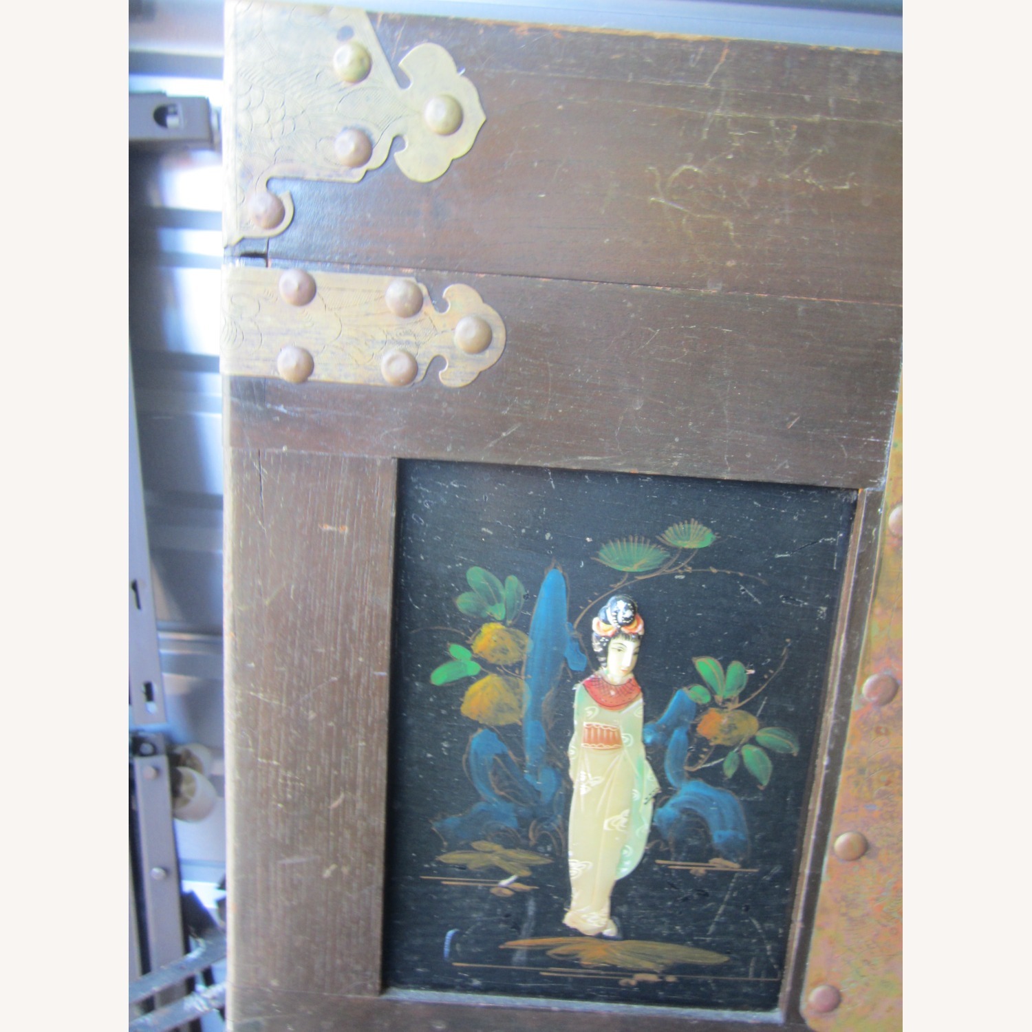Unique Ornate Asian Style Trunk - image-3