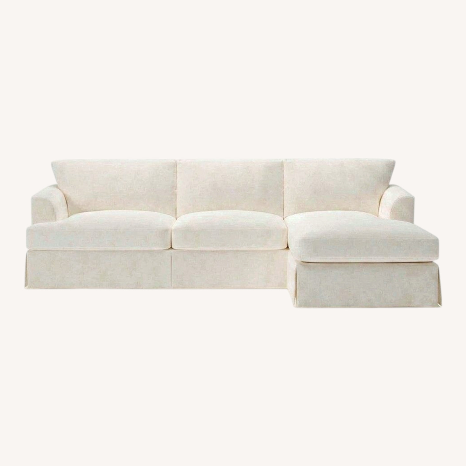 Lucia 128" Wide Down Cushion Sofa & Chaise - image-0