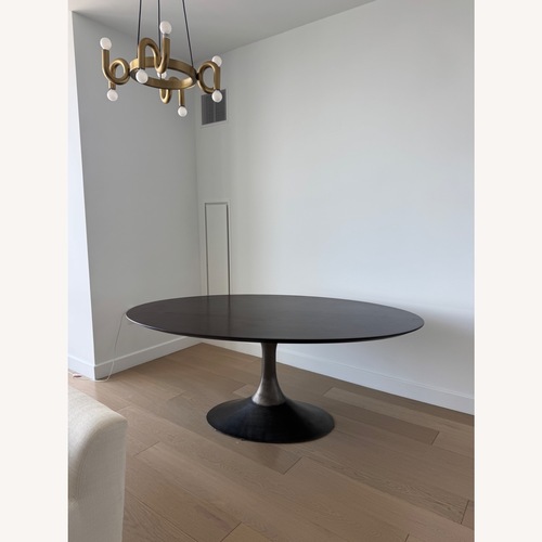 Used Restoration Hardware Dark Brown Wood Dining Table for sale on AptDeco
