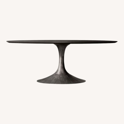 Used Restoration Hardware Dark Brown Wood Dining Table for sale on AptDeco