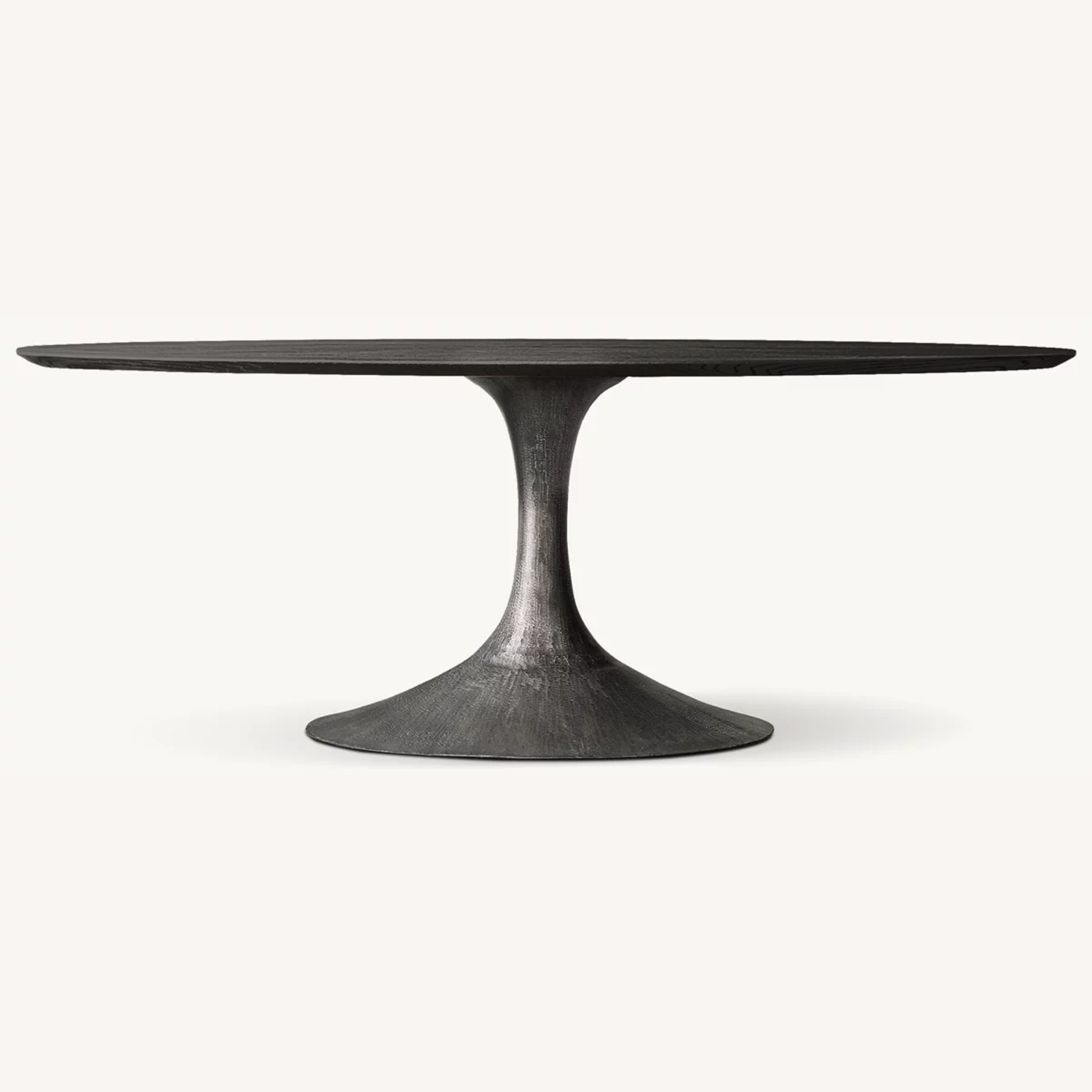 Restoration Hardware Dark Brown Wood Dining Table - image-4