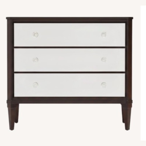 Used Ethan Allen Veronica Dark Brown Wood Dresser for sale on AptDeco