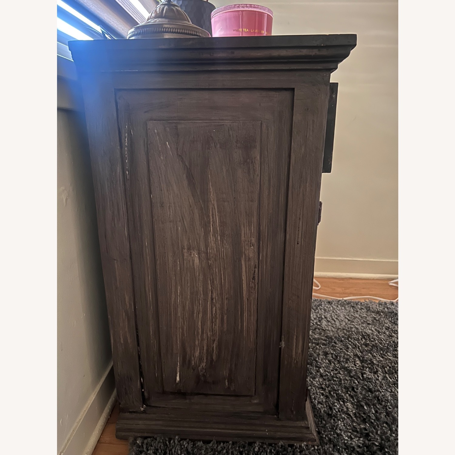 Dark Gray Wood Nightstands - image-2