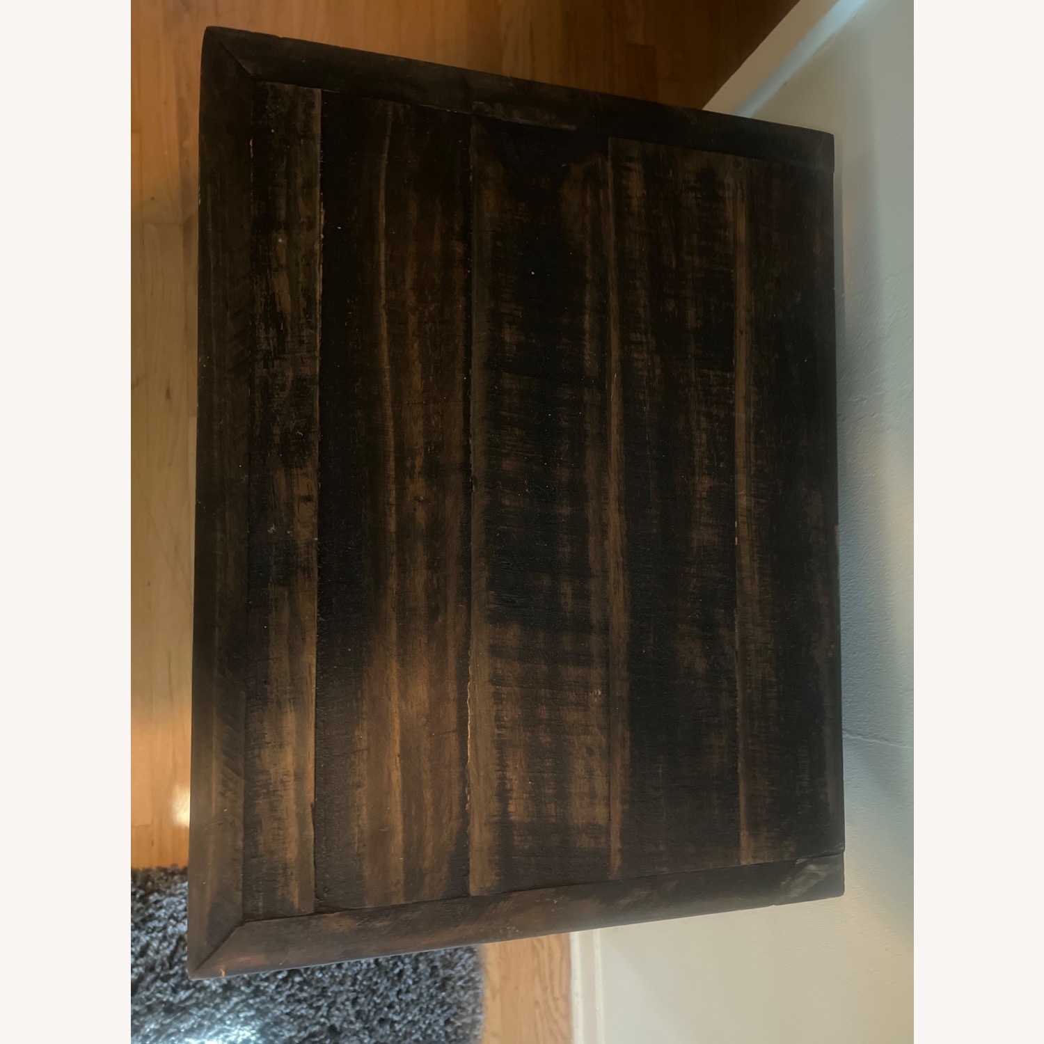 Dark Gray Wood Nightstands - image-4