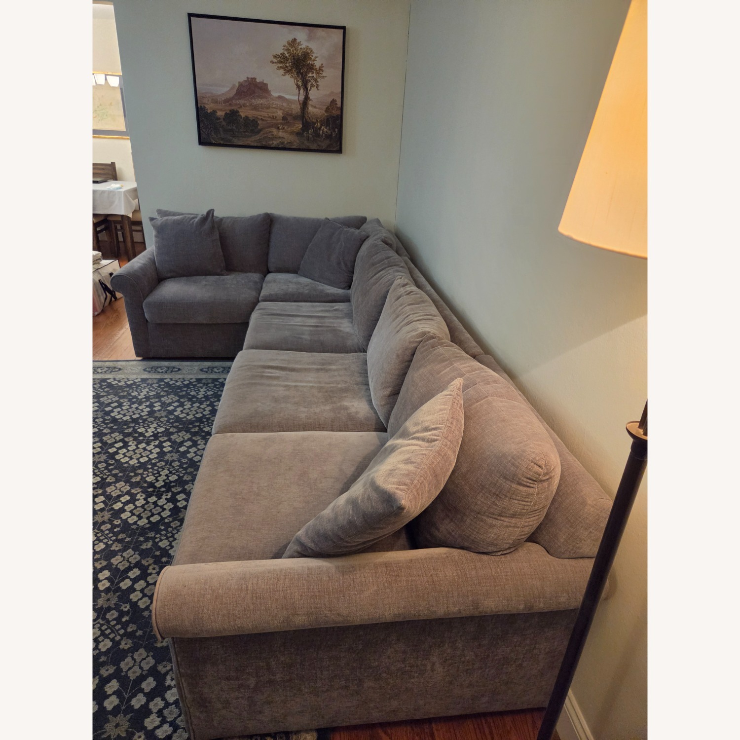 Macy's Radley Light Gray Sleeper Sofa - image-3