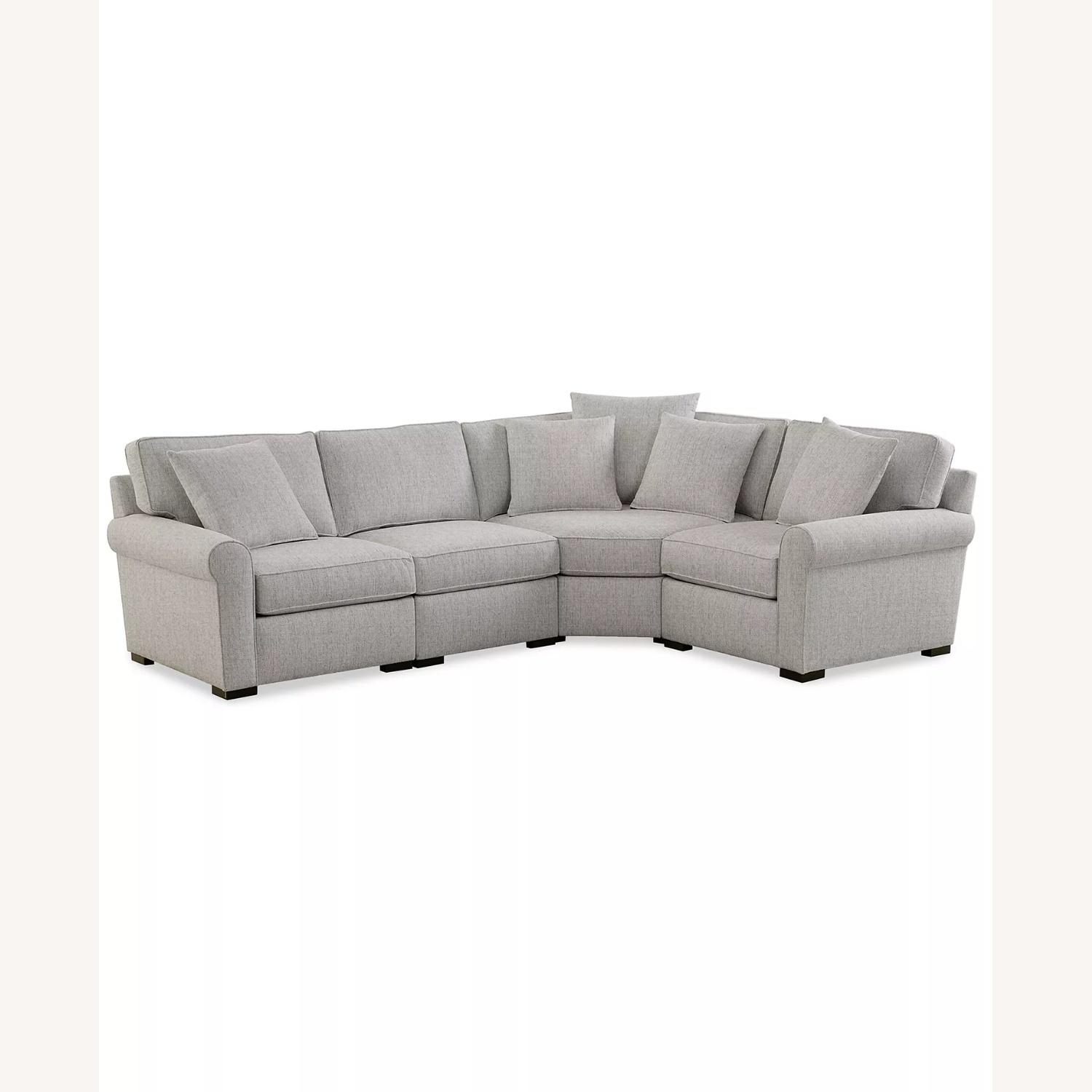 Macy's Radley Light Gray Sleeper Sofa - image-7
