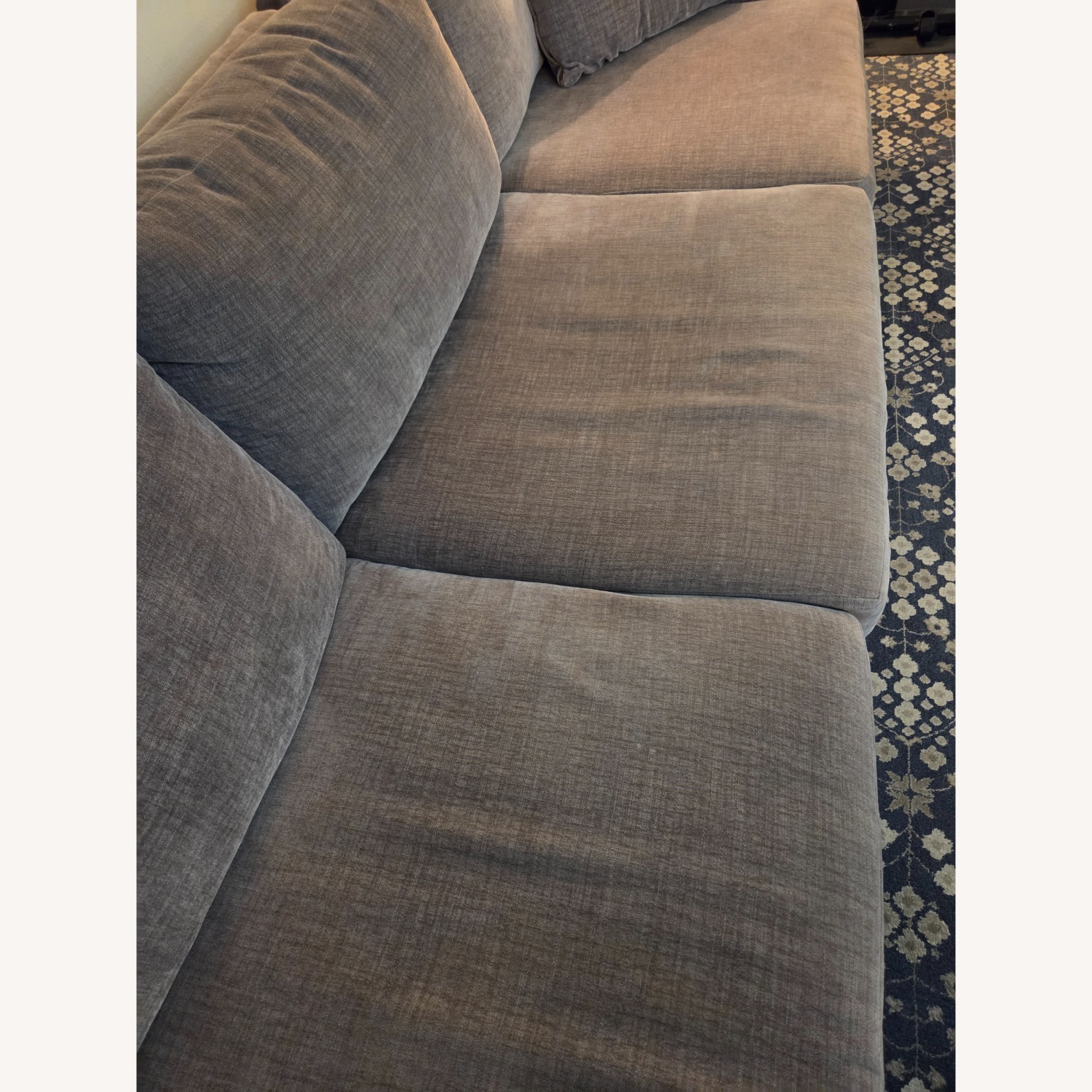 Macy's Radley Light Gray Sleeper Sofa - image-4