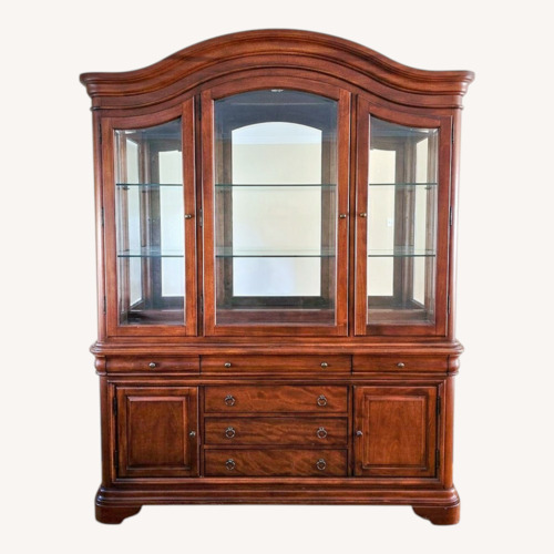 Used Raymour & Flanigan Dark Brown Wood Wall Shelf for sale on AptDeco
