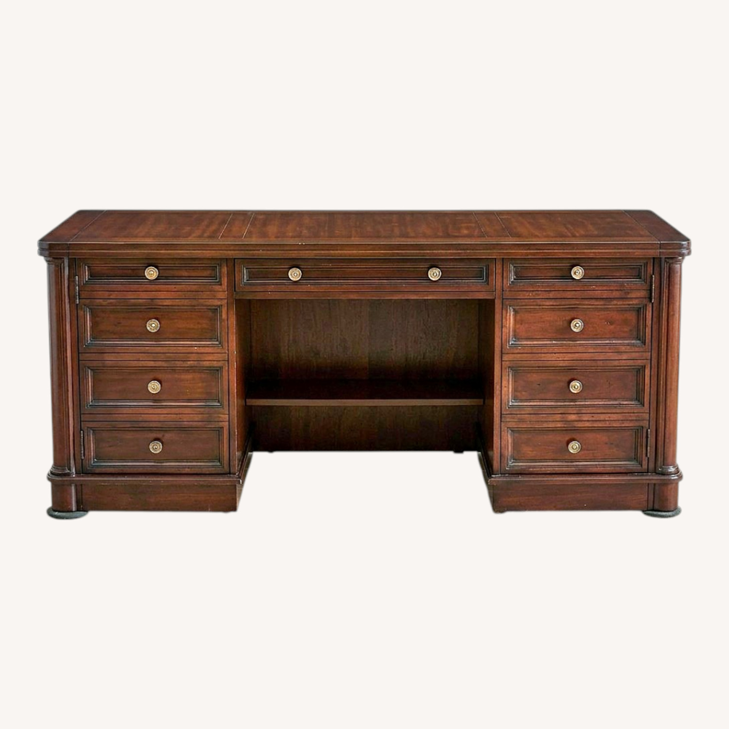 Hooker Furniture Corporation Dark Cherry Credenza - image-0