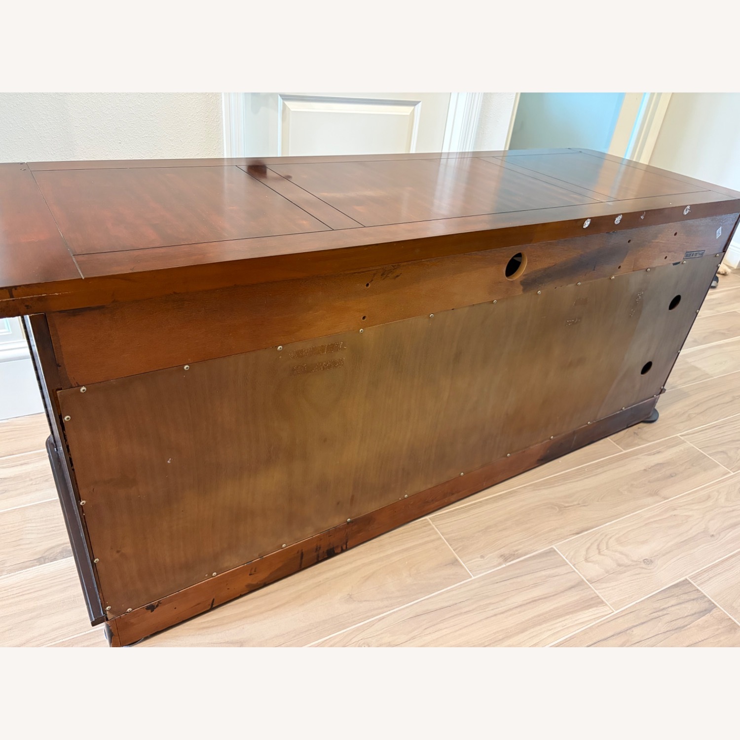 Hooker Furniture Corporation Dark Cherry Credenza - image-6