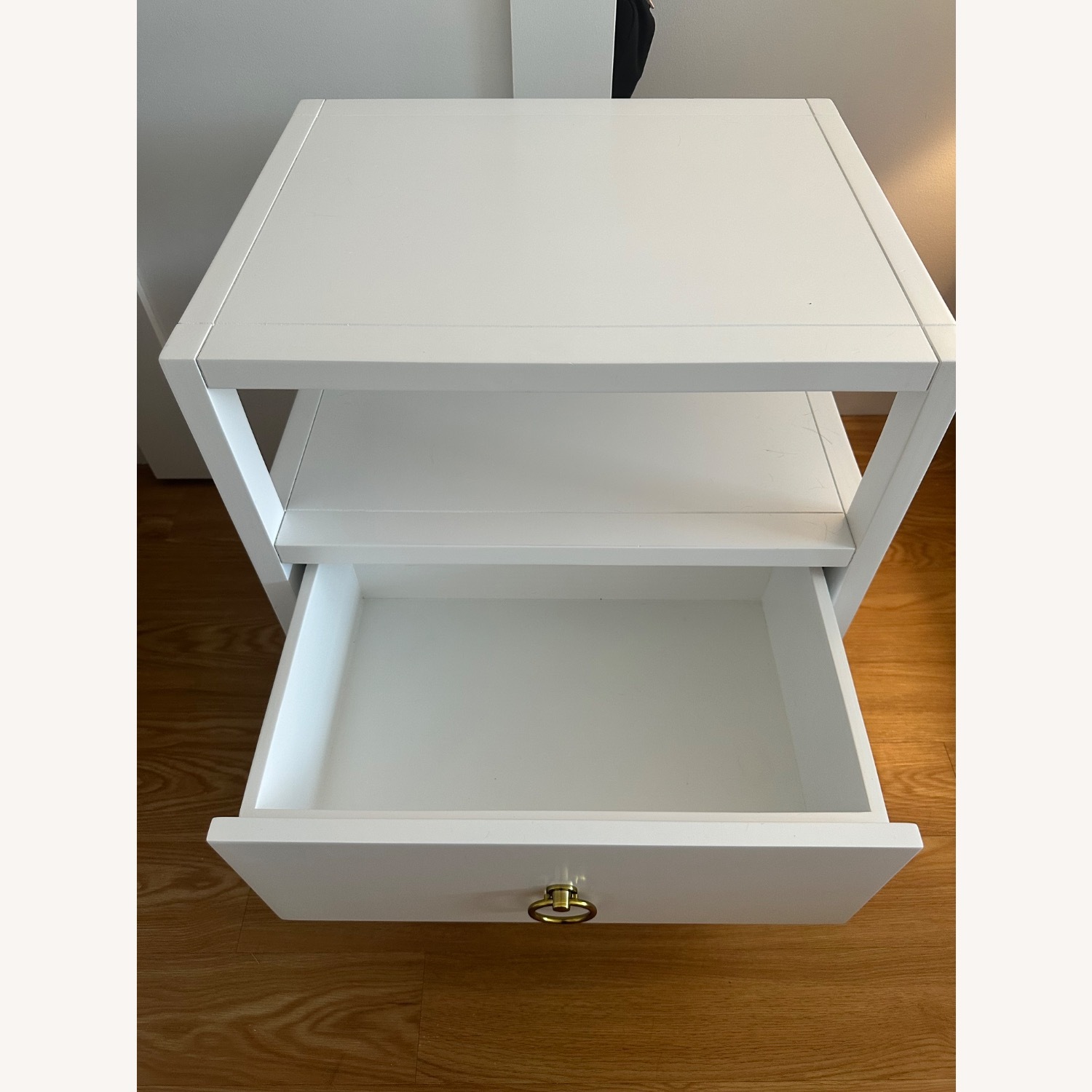 Joss & Main White 2 Drawer Nightstand - image-2