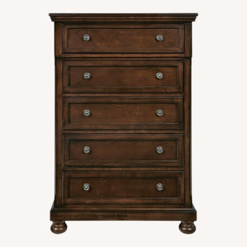 Used Ashley Furniture Porter Dark Brown Wood Dresser for sale on AptDeco