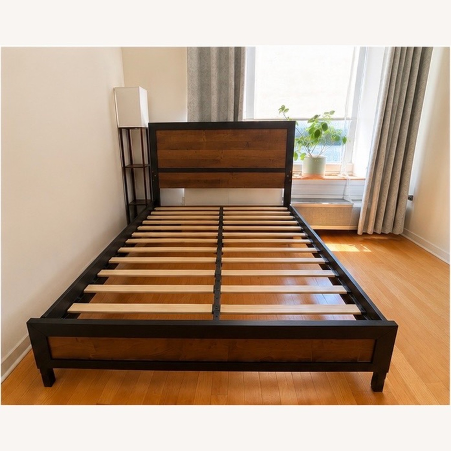 Wayfair Light Brown Queen Bed - image-1