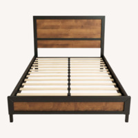 Wayfair Light Brown Queen Bed