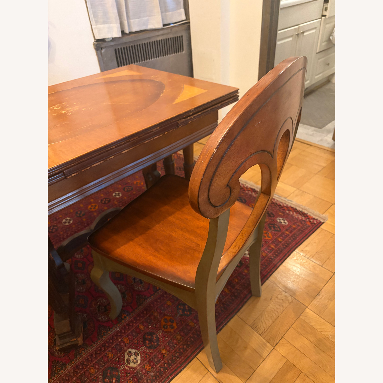 Vintage/Antique Dark Brown Dining Table - image-4
